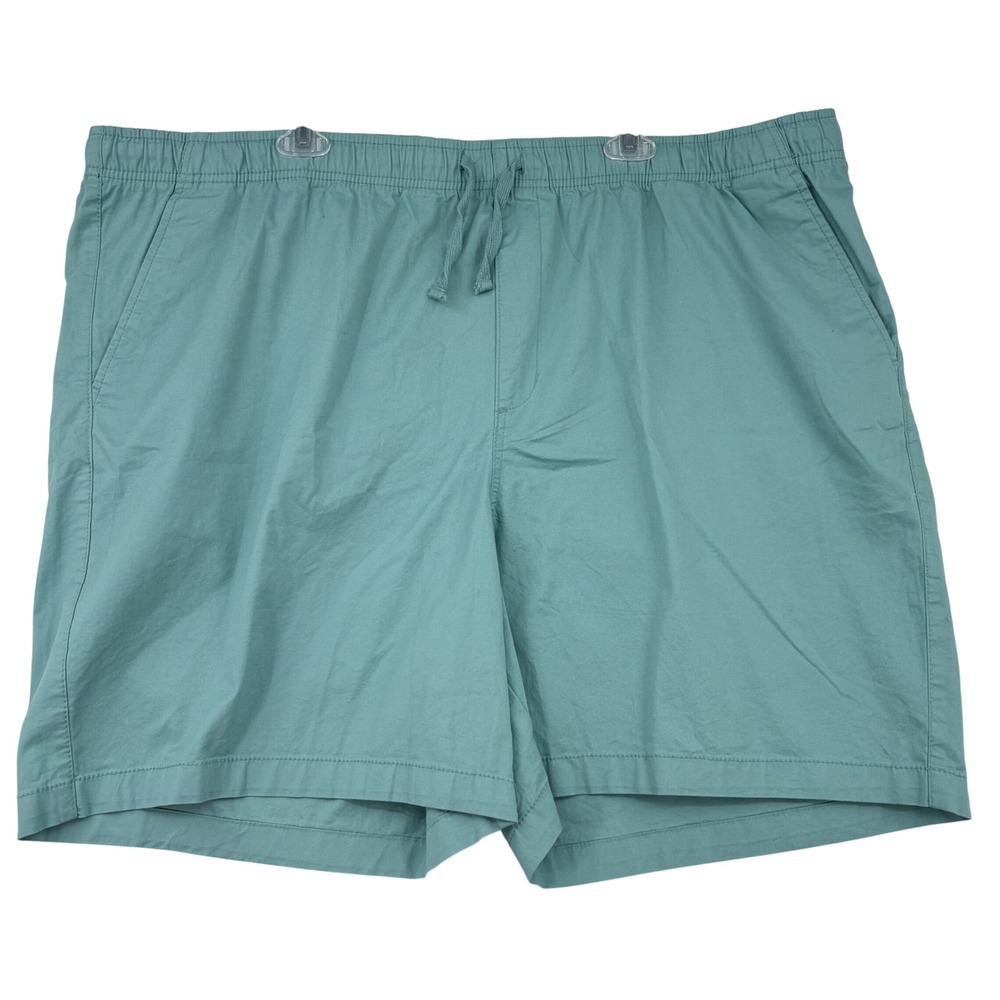 Old Navy Jogger Built-In Flex Shorts Mens XXXL Aqua‎ Pull On Cotton Stretch